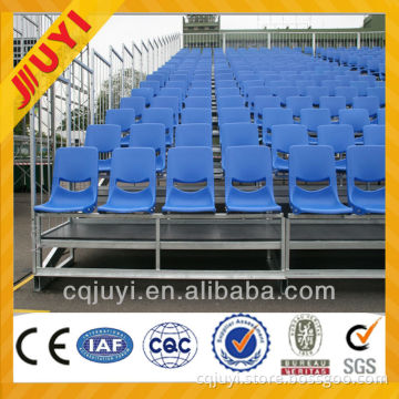 Out door Dismountable Grandstand Retractable Bleachers Blow Moulding Seats comfort seat JY-715